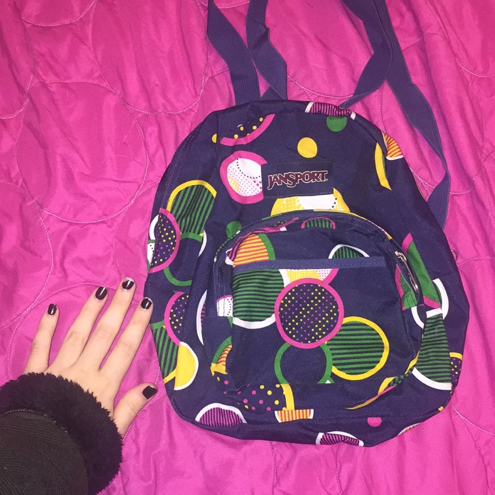 🆕 Jansport navy blue mini backpack!